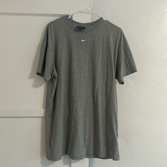 grey nike t shirt dress Amazon.com: Nike Women's Sportswear Essential T-Shirt Dress (US, Alpha,  Small, Regular, Regular, Daybreak Purple) : Clothing, Shoes & Jewelry